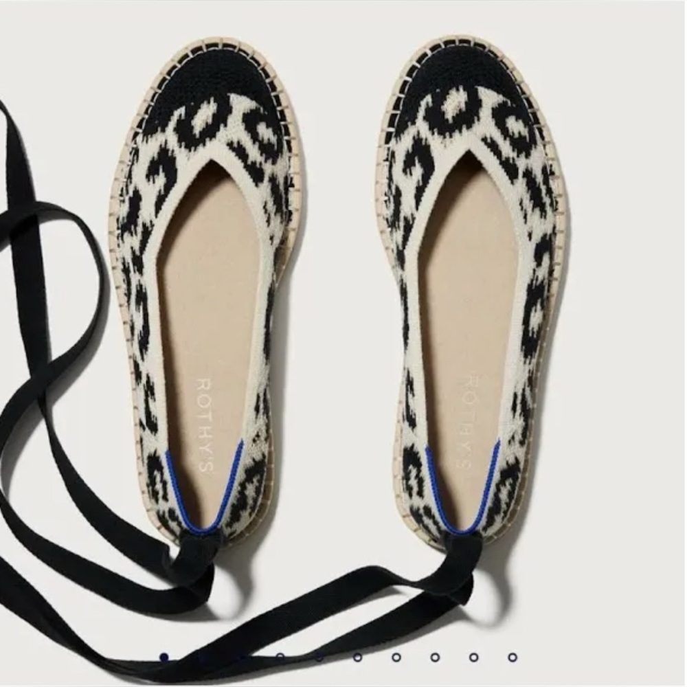 Rothy's The Espadrille in Sandy Cat, sz 9